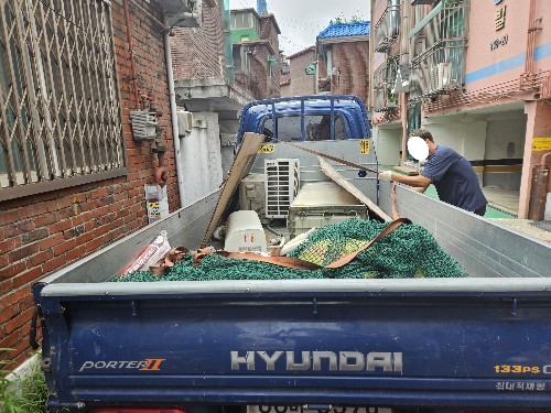 몽땅정리-가전폐기물-차량적재