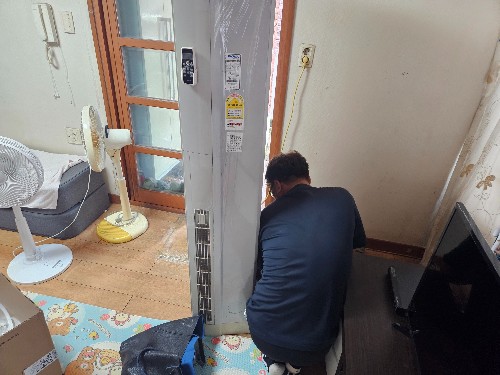 몽땅정리-가전폐기물-에어컨분리