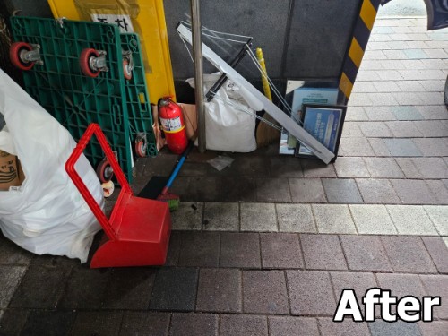 몽땅정리-사무실철거-폐기물수거-후