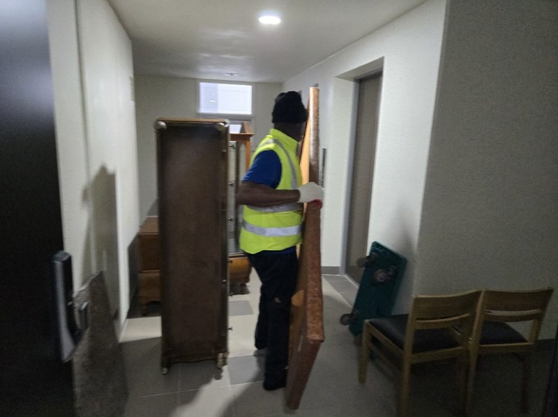 대형 폐기물 이동