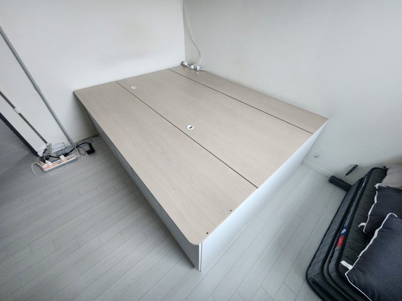 작업 전 벙커침대 다른 각도