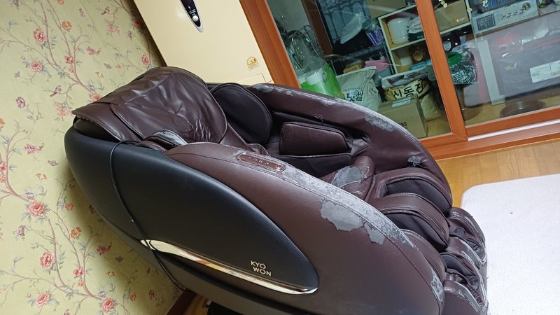 작업 전 안마의자 상태 2