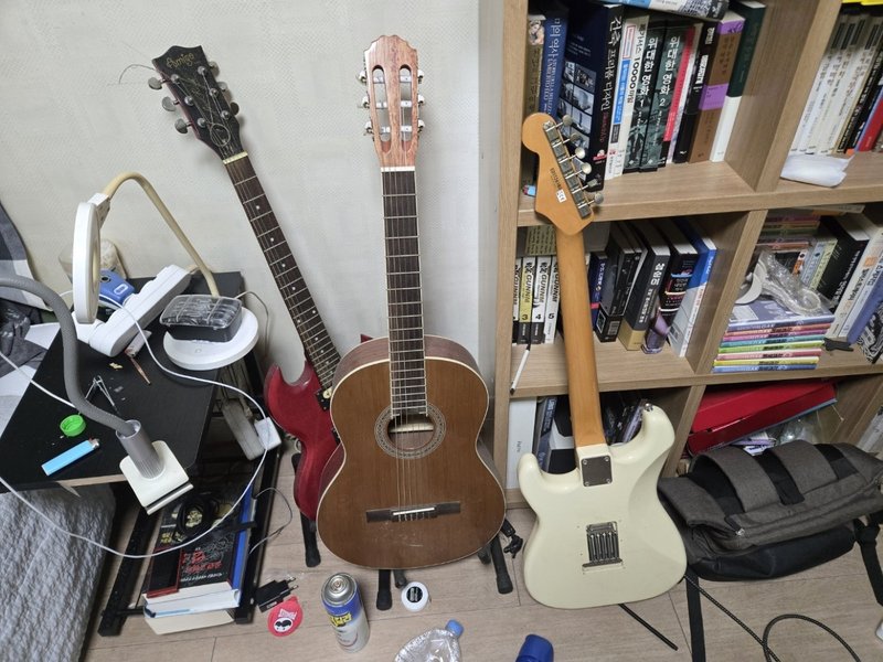 작업 전 거실 모습