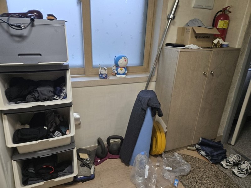 다용도실의 잡동사니들